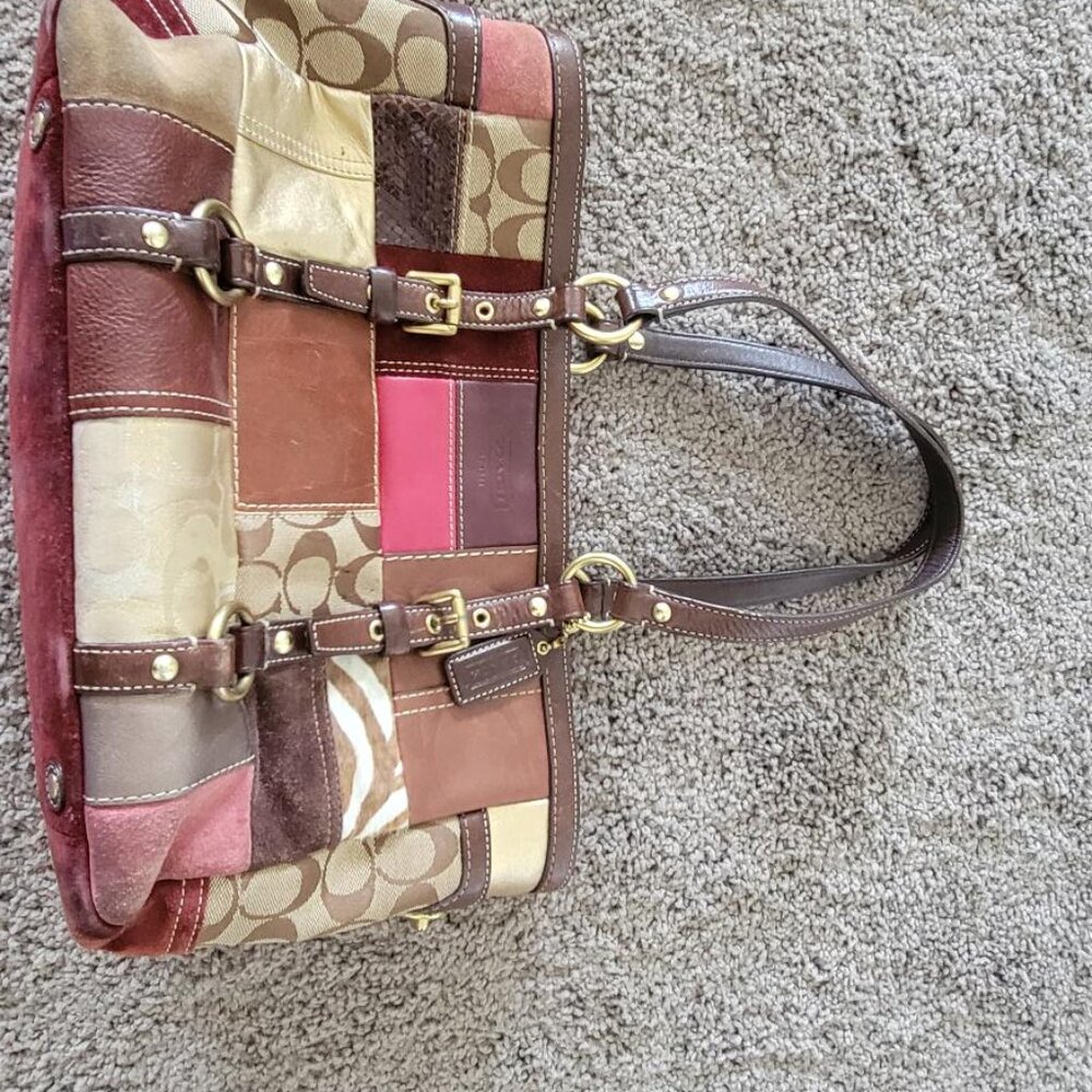 Coach patchwork medium-sized bag